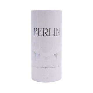 White cylindrical container with 'BERLIN' text on a white background