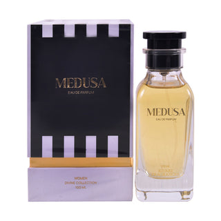 Medusa Eau de Parfum bottle and packaging on a white background