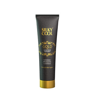 Silky Cool Gold Facial Scrub 140Ml