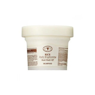 Skinfood Rice Daily Brightening Mask Wash Off container on a white background