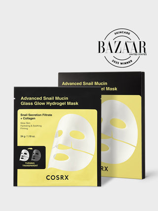 Advanced Snail Mucin Glass Glow Hydrogel Mask_1 ea