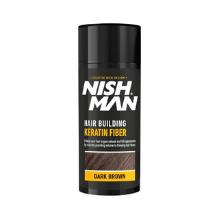 Nishman Hair Building Keratin Fiber - Dark Brown 21G