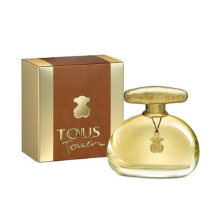 Tous perfume bottle and packaging on a white background