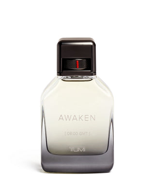 Tumi Awaken perfume bottle on a white background