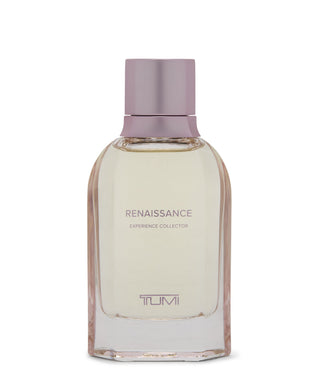 Perfume bottle labeled 'Renaissance' by TUM on a white background