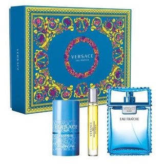 Versace Eau Fraiche Men Set EDT 100Ml+EDT 10+Deo Stick 75Ml - AllurebeautypkVersace Eau Fraiche Men Set EDT 100Ml+EDT 10+Deo Stick 75Ml