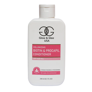 Glow & Glee USA conditioner bottle on a white background