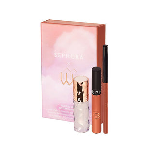 Sephora Star Dust Lip Set Lip Stain Liner+Cream Lip Stain+Outrageous Plump - AllurebeautypkSephora Star Dust Lip Set Lip Stain Liner+Cream Lip Stain+Outrageous Plump