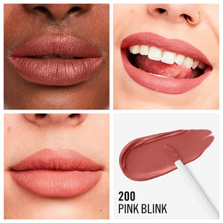 Rimmel Mega Matte Liquid Lipstick - 200 Pink Blink - AllurebeautypkRimmel Mega Matte Liquid Lipstick - 200 Pink Blink