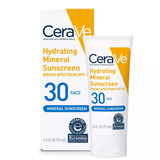 Cerave Hydrating Sunscreen Broad Spectrum Spf 30 Mineral Sunscreen 75Ml - AllurebeautypkCerave Hydrating Sunscreen Broad Spectrum Spf 30 Mineral Sunscreen 75Ml