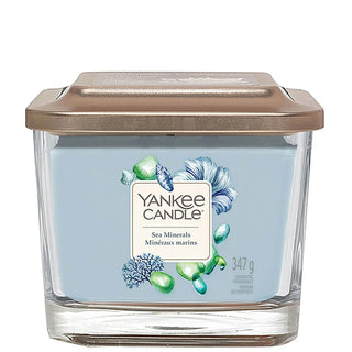 Yankee Candle Medium Square Vessel Sea Mineral Elevation 347 G - AllurebeautypkYankee Candle Medium Square Vessel Sea Mineral Elevation 347 G