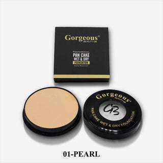 Gorgeous Beauty Pan Cake Wet & Dry Foundation