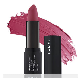 Lamel Lipstick Powder Drop 406 Tulip Fleur
