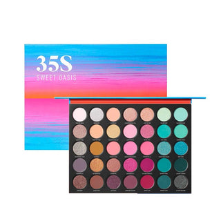 Morphe 35S Sweet Oasis Artistry Eyeshadow Palette - AllurebeautypkMorphe 35S Sweet Oasis Artistry Eyeshadow Palette