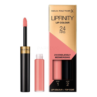 MaxFactor Lipfinity Lip Colour Lipstick 2step Long Lasting 210 Endlessly Mesmerising  2.3 Ml + 1.9 G