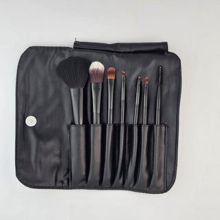 Luscious 7Piecs Bursh Set+Pouch Small