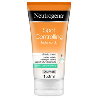 Neutrogena Spot Controlling Oil free Facial Scrub 150Ml - AllurebeautypkNeutrogena Spot Controlling Oil free Facial Scrub 150Ml