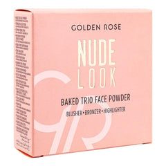 Golden Rose Illuminating & Blush & Bronzer 3 '- Nude Look Baked Trip Face Powder - AllurebeautypkGolden Rose Illuminating & Blush & Bronzer 3 '- Nude Look Baked Trip Face Powder