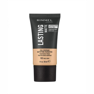 Rimmel Lasting Finish Matte Foundation 103 True Ivory 30ml - AllurebeautypkRimmel Lasting Finish Matte Foundation 103 True Ivory 30ml