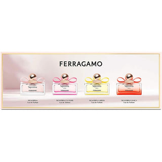 Salvatore Ferragamo For Women Mini Set Unica EDP 5Ml+Libera EDP 5Ml+In Fiore EDP 5Ml+Perfum 5Ml