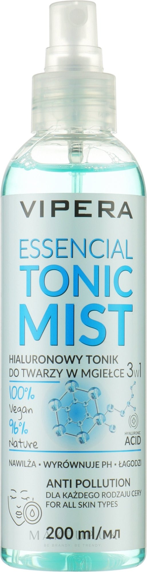 Vipera Essencial Tonic Mist Hyalluronic Acid - AllurebeautypkVipera Essencial Tonic Mist Hyalluronic Acid