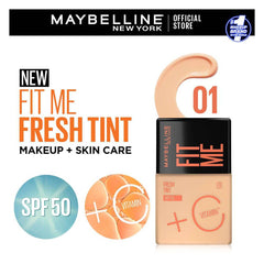 Maybelline Fit Me Fresh Tint Vitamin C SPF 50 - 01 30Ml - AllurebeautypkMaybelline Fit Me Fresh Tint Vitamin C SPF 50 - 01 30Ml