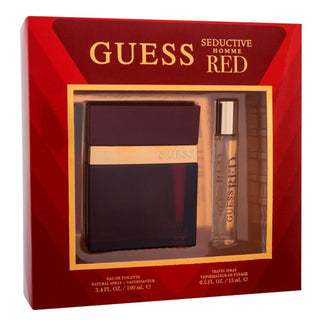 Guess Seductive Red For Men Set EDT 100Ml+Travel Spray 15Ml - AllurebeautypkGuess Seductive Red For Men Set EDT 100Ml+Travel Spray 15Ml