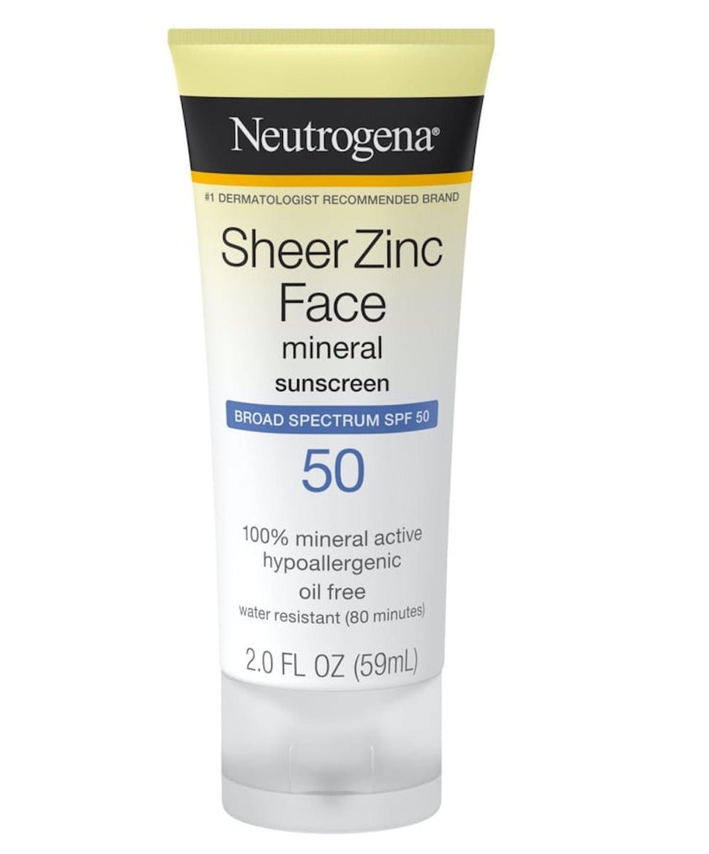 Neutrogena Sheer Zinc Sunscreen SPF 50 Face Lotion 59Ml - AllurebeautypkNeutrogena Sheer Zinc Sunscreen SPF 50 Face Lotion 59Ml