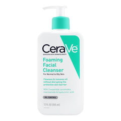 Cerave Foaming Facial Cleanser For Normal To Oily Skin 355Ml - AllurebeautypkCerave Foaming Facial Cleanser For Normal To Oily Skin 355Ml