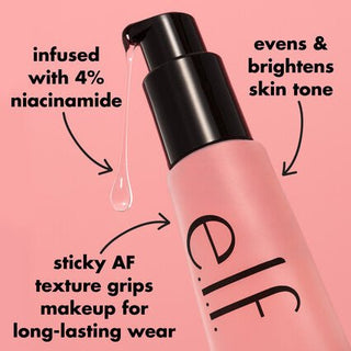 E.L.F Power Grip Primer + 4% Niacinamide Clear 24Ml - AllurebeautypkE.L.F Power Grip Primer + 4% Niacinamide Clear 24Ml