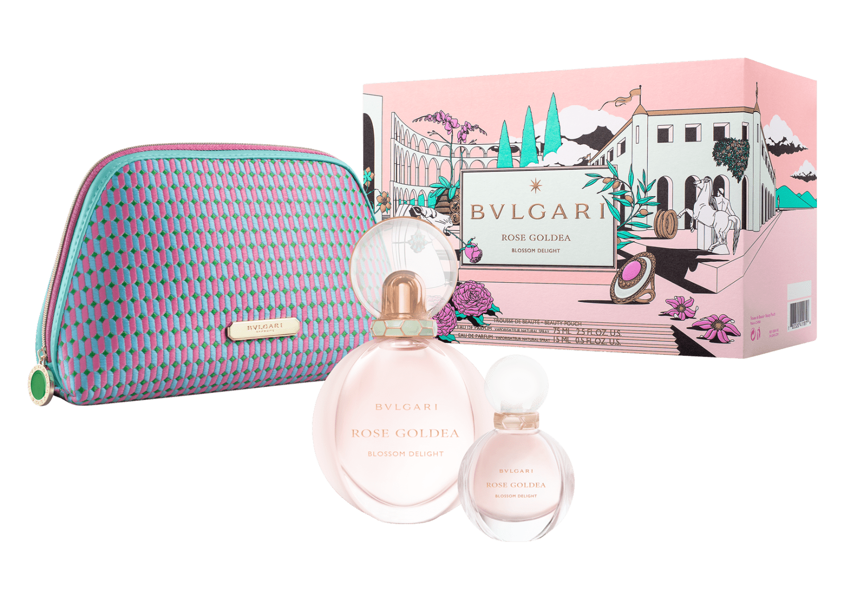 Bvlgari Rose Goldea Blossom Delight Parfum, 75 ml+15ml Beauty