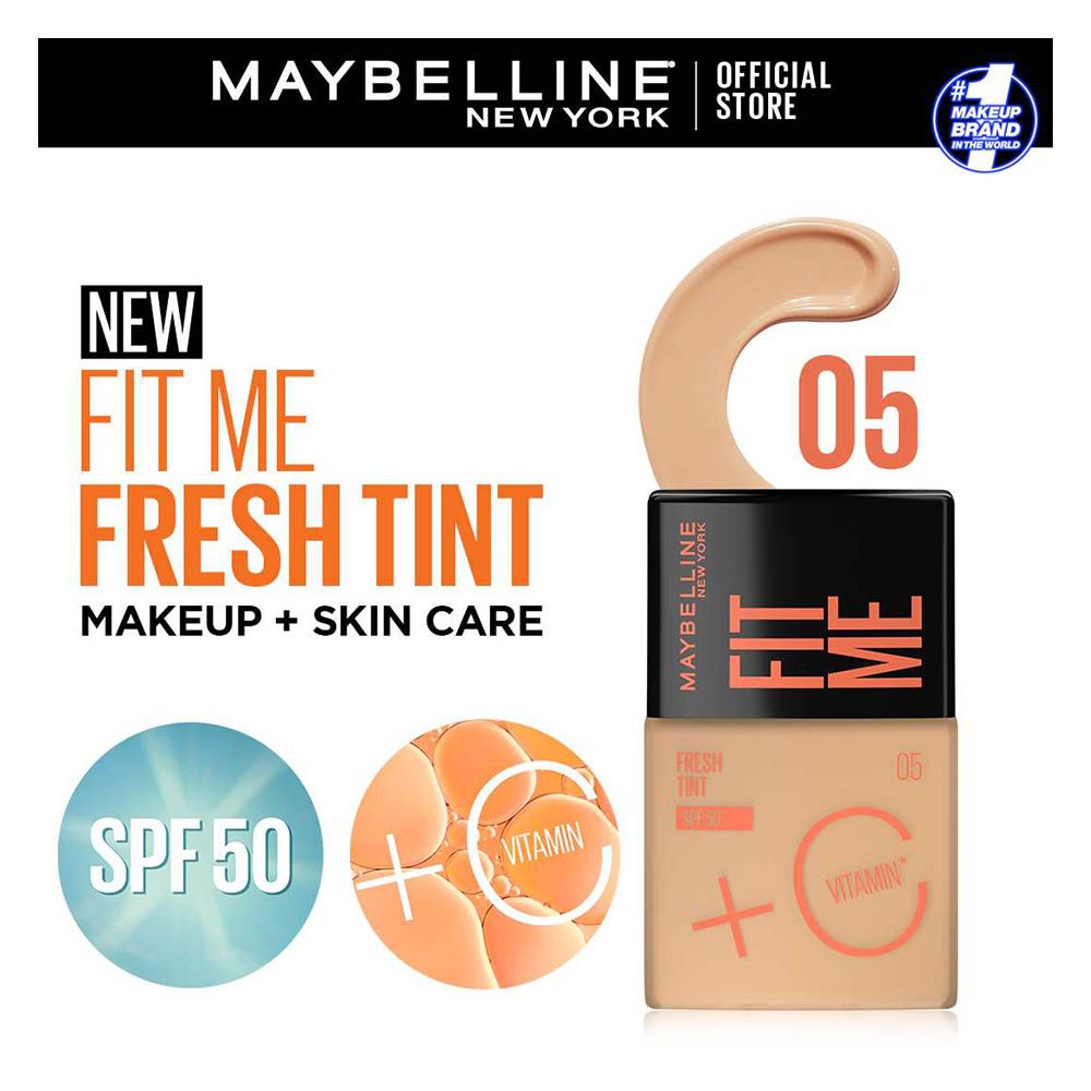 Maybelline Fit Me Fresh Tint Vitamin C SPF 50 - 02 30Ml - AllurebeautypkMaybelline Fit Me Fresh Tint Vitamin C SPF 50 - 02 30Ml