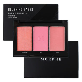 Morphe Blushing Babes Pop Of Fuchsia Blush Trio - AllurebeautypkMorphe Blushing Babes Pop Of Fuchsia Blush Trio