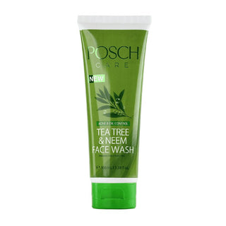 Posch Care Tea Tree & Neem Face Wash 100Ml - AllurebeautypkPosch Care Tea Tree & Neem Face Wash 100Ml