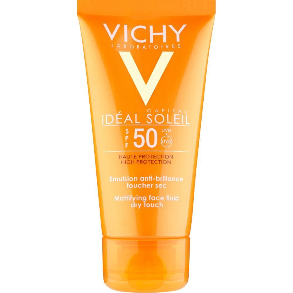 Vichy Capital Soleil Mattifying Dry Touch Face Fluid SPF50 50ml - AllurebeautypkVichy Capital Soleil Mattifying Dry Touch Face Fluid SPF50 50ml