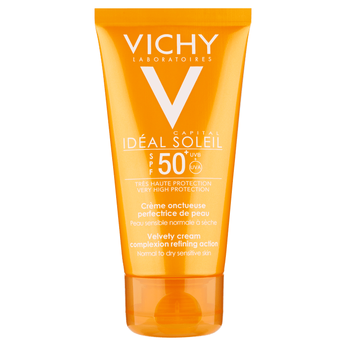 Vichy Capital Soleil Velvet Cream Normal to Dry Skin SPF50 50ml - AllurebeautypkVichy Capital Soleil Velvet Cream Normal to Dry Skin SPF50 50ml