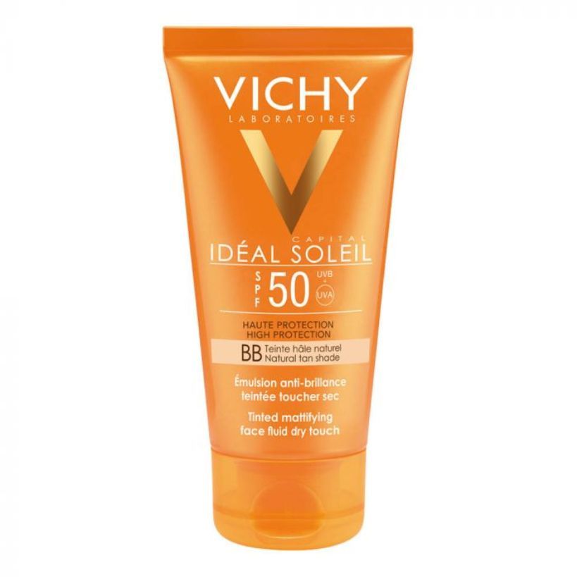 Vichy Capital Soleil BB Cream SPF 50 Dry Finish Colored Facial Emulsion 1 Container 50Ml - AllurebeautypkVichy Capital Soleil BB Cream SPF 50 Dry Finish Colored Facial Emulsion 1 Container 50Ml
