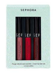 Sephora Mini Cream Lip Stain 3pc Set - AllurebeautypkSephora Mini Cream Lip Stain 3pc Set