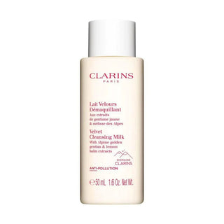 Clarins Velvet Cleansing Milk For All Skin Types Travel Size 50Ml - AllurebeautypkClarins Velvet Cleansing Milk For All Skin Types Travel Size 50Ml