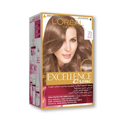 Loreal Professional Excellence Cream 7.1 Ash Blonde - AllurebeautypkLoreal Professional Excellence Cream 7.1 Ash Blonde