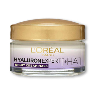 LOreal Paris Hyaluron Expert Replumping Moisturizing Care Night Cream Mask, 50Ml - Allurebeautypk