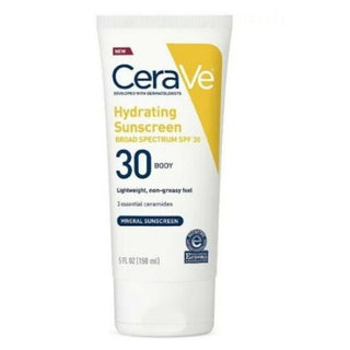 Cerave Hydrating Mineral Sunscreen SPF 30 Body Lotion 150Ml - AllurebeautypkCerave Hydrating Mineral Sunscreen SPF 30 Body Lotion 150Ml