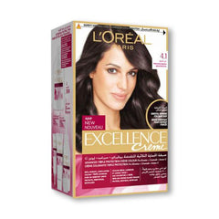 Loreal Professional Excellence Cream Hair Color 4.1 Profound Brown - AllurebeautypkLoreal Professional Excellence Cream Hair Color 4.1 Profound Brown