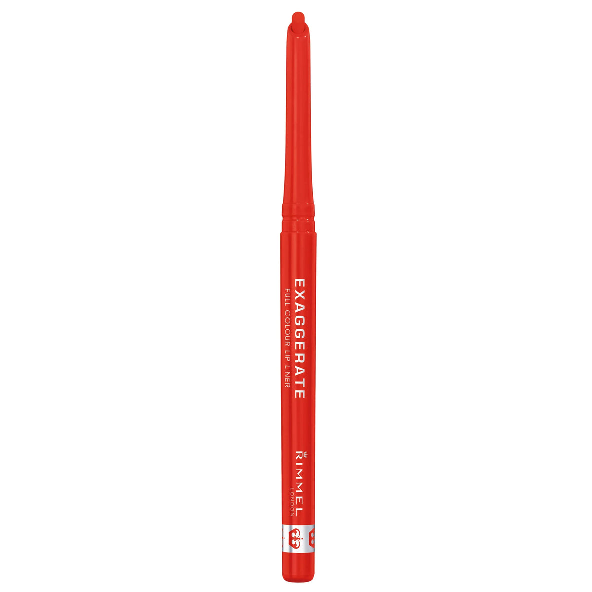 Rimmel Exaggerate Automatic Lip Liner Call Me Crazy A Bright Red Shade