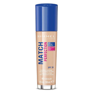 Rimmel Match Perfection Foundation Porcelain 30 Ml - AllurebeautypkRimmel Match Perfection Foundation Porcelain 30 Ml