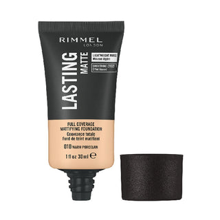 Rimmel Lasting Finish Matte Foundation 010 Warm Porcelain 30ml - AllurebeautypkRimmel Lasting Finish Matte Foundation 010 Warm Porcelain 30ml