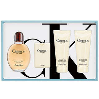 Calvin Klein Obsession for Men Set EDT 125Ml + EDT 20Ml + ASB 100Ml + Body Wash 100Ml - AllurebeautypkCalvin Klein Obsession for Men Set EDT 125Ml + EDT 20Ml + ASB 100Ml + Body Wash 100Ml