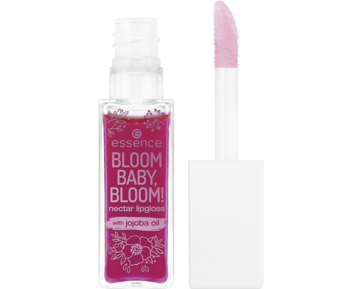 Essence Bloom Baby Bloom nectar lipgloss 01 Hibis Kiss - AllurebeautypkEssence Bloom Baby Bloom nectar lipgloss 01 Hibis Kiss