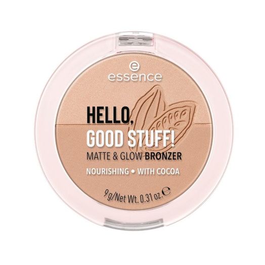 Essence Hello Good Stuff! Matte & Glow Bronzer - 1 - AllurebeautypkEssence Hello Good Stuff! Matte & Glow Bronzer - 1