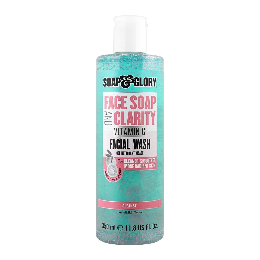 Soap & Glory Face Soap and Clarity Vitamin C Facial Wash 350Ml - AllurebeautypkSoap & Glory Face Soap and Clarity Vitamin C Facial Wash 350Ml